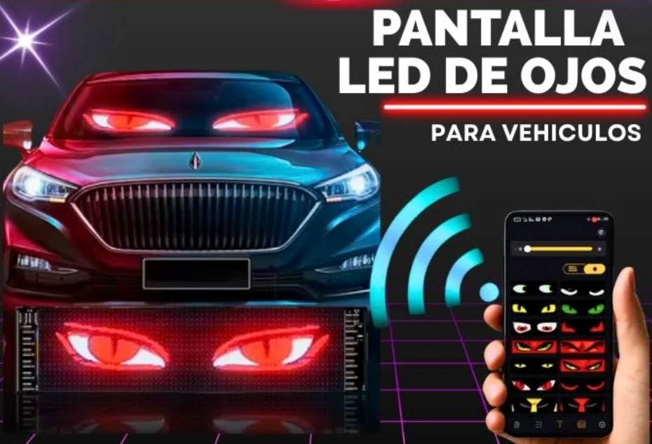 Banner LED Editable – Para negocios y vehículos