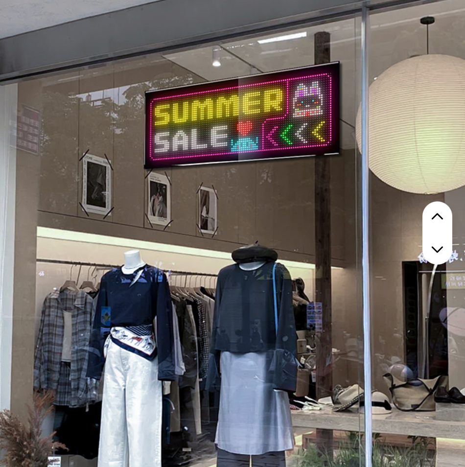Banner LED Editable – Para negocios y vehículos