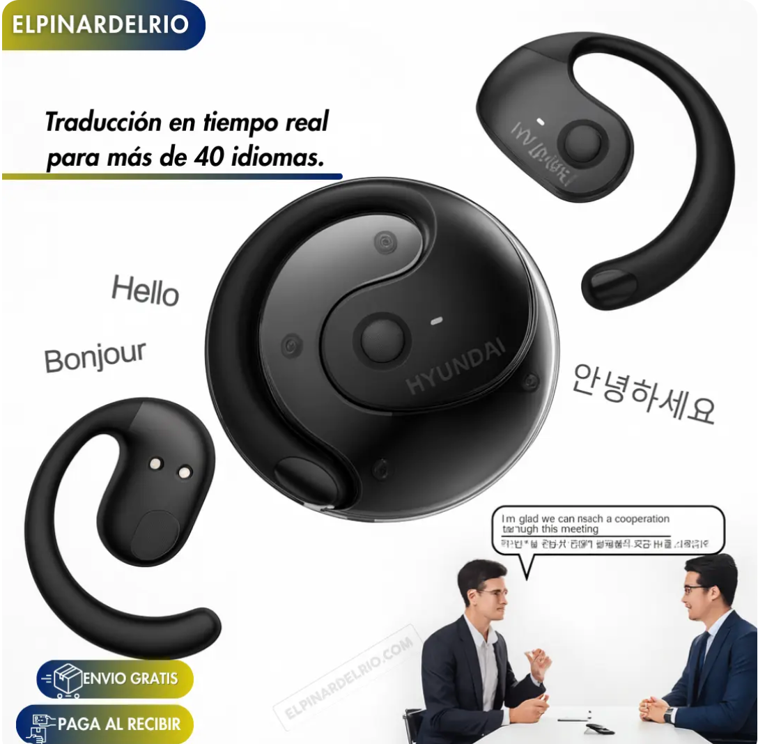 iATraductor® - Audífono traductor con iA (Inteligencia Artificial) +140 idiomas