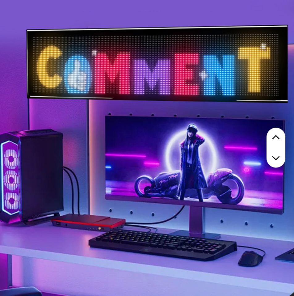 Banner LED Editable – Para negocios y vehículos